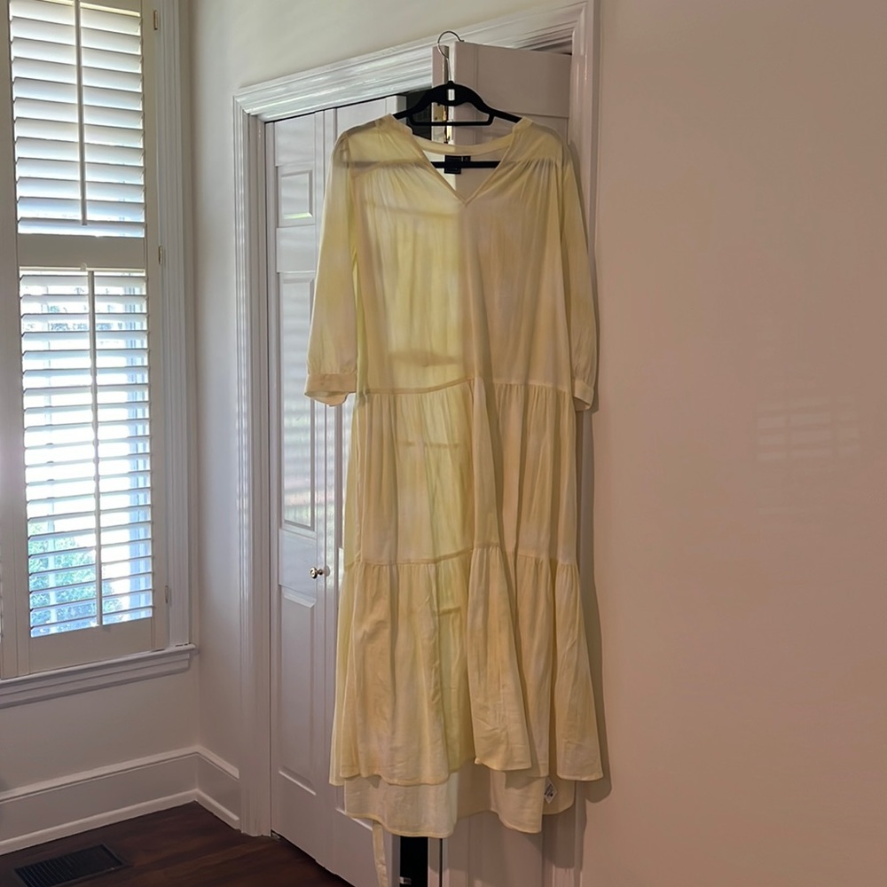 Tie dye yellow GAP dress